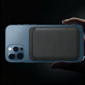 For Magsafe Magnetic Luxury Leather Card Holder Wallet Case For 14 Pro Max 13 12 Phone Bag Adsorption Accessories Cover