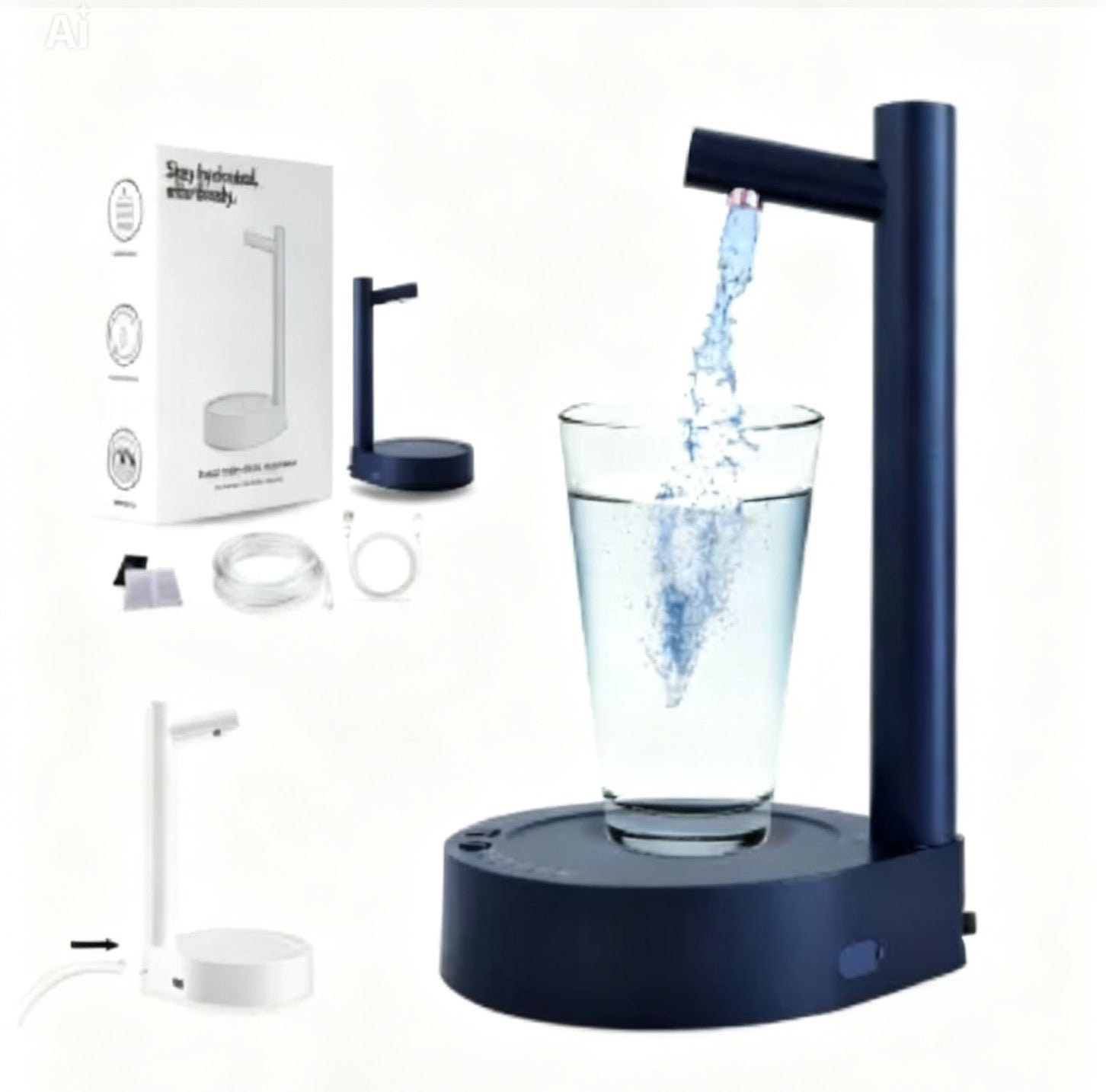Desk Dispenser Electric Water Gallon Automatic Water Bottle Dispenser Rechargeable Water Dispenser